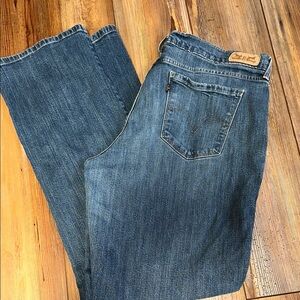 Levi's Blue Straight Leg Jeans Classic Style
